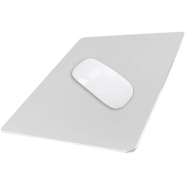 Musematte i aluminium Metall musematte Gaming musematte Aluminium musematte, musematte med en glatt presisjonsoverflate og sklisikker gummibase