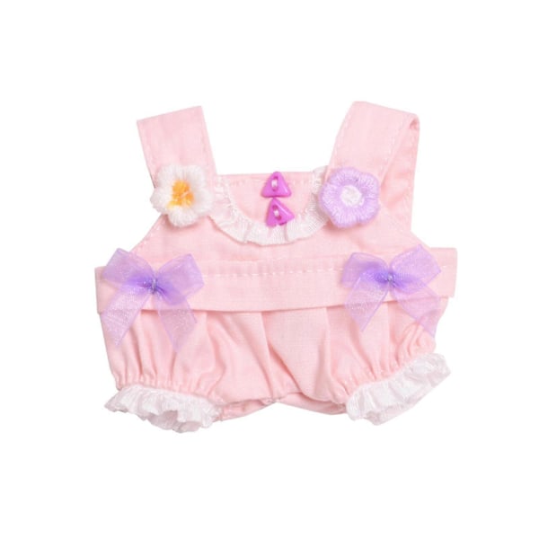 15 cm Dukke Klær, Dukke Miniatyr Klær, Dukke Tilbehør, Komfortable Jente Dukke Klær Dukke Bukser for Anheng Dukke pink