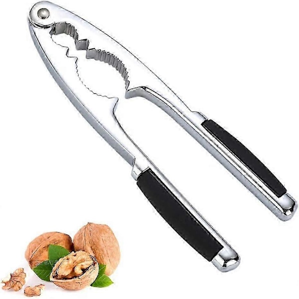 Nötknäppare, halkfri flasköppnare med gummigrepp, 17 cm tjock nötknäppare nötöppnare