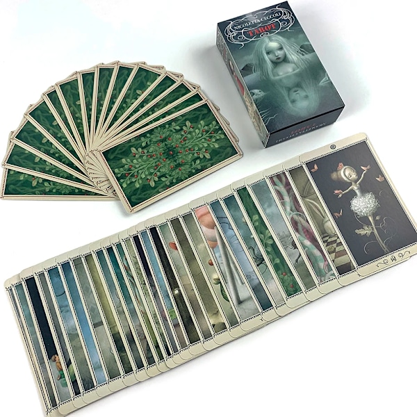 Nicoletta Ceccoli Tarotkort Et 78 Korts Oracle Engelsk Visions Divination Edition Brettspill For Familieselskap