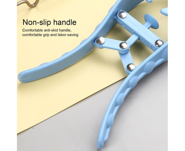 1 set Användbart verktyg för äggknäckning Lätt ergonomisk - blå