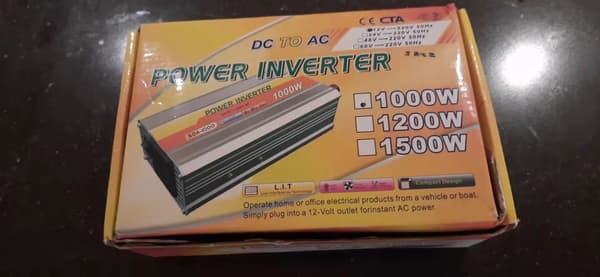 1000W strømomformer, DC12V til AC220V/230V strømkonverter 220V SDA-1000A