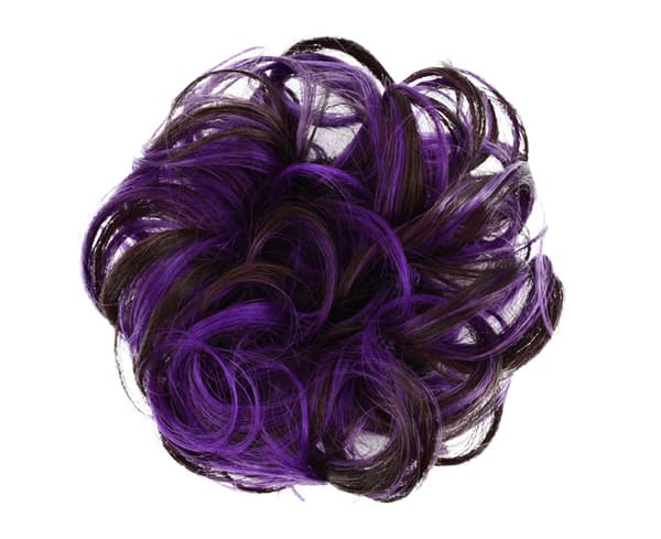 Mode Kvinnor DIY Elastisk Peruk Hårring Lockig Scrunchie Bun Hästsvans Hårstycke - 13#