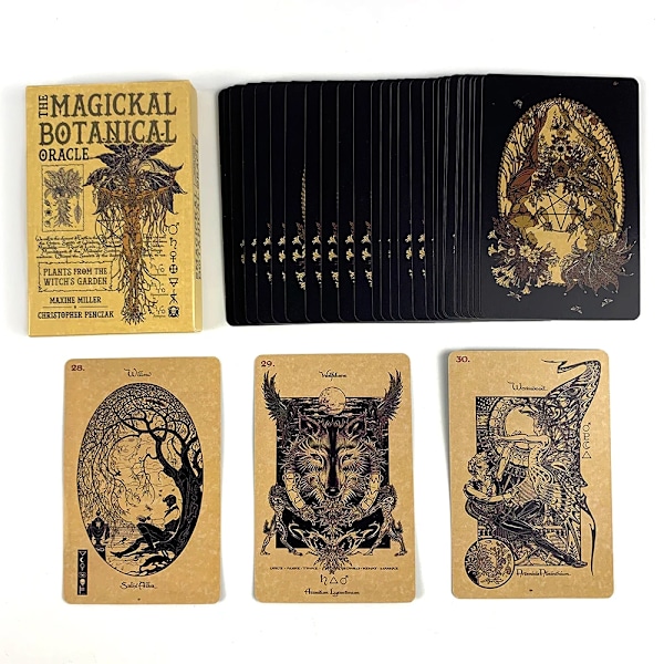The Magickal Botanical Oracle Cards : Växter från Häxans Trädgård Använder Den Djupa Visdomen Från Naturvärlden