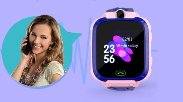 Deeepstone GPS-positionerande smart watch för barn PINK Requires card