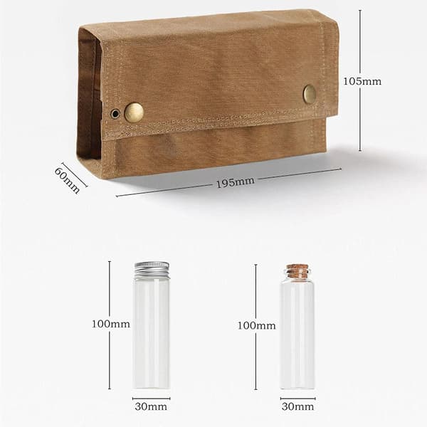 Bærbar Krydderpose - Krydder Shaker Krydder Oppbevaringspose Organizer Oppbevaringspose