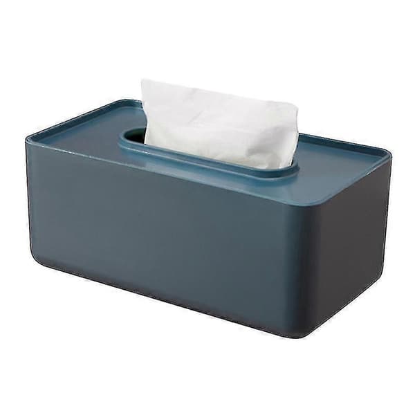1 st Hushålls Tissue Box Skrivbords Tissue Box Toalett Vattentät Tissue Box Inget Papper (blå)