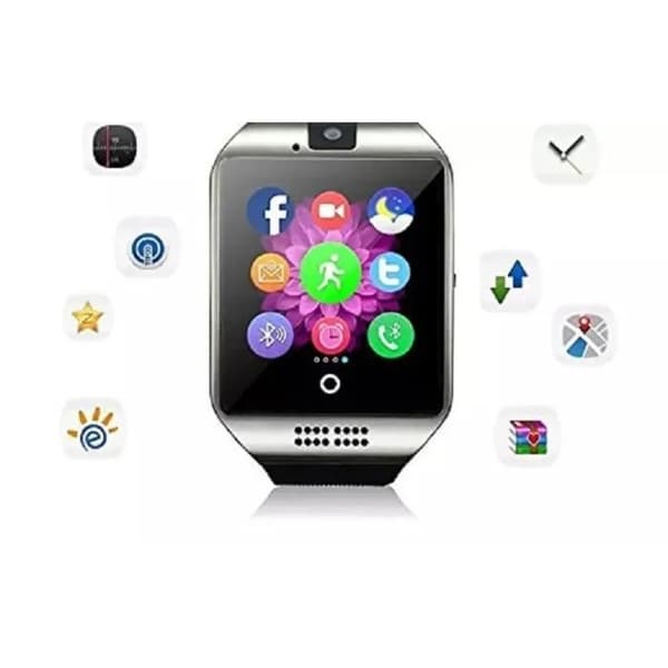 Smartwatch med SIM-kort, 1,54\" HD IPS pekskärm, Bluetooth 3.0, stegräknare, sömnspårning