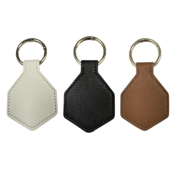 Rund magnetisk hatteclips til udendørs opbevaring af hat og tørklæde Brown Round Lychee Grain