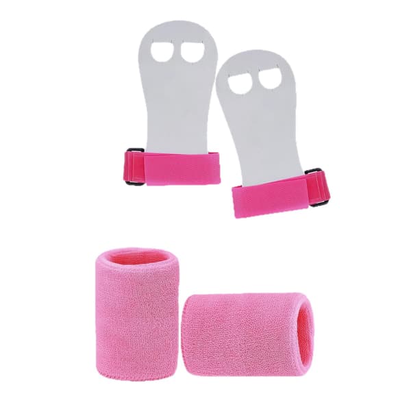 Gymnastikläder i läder för barn för stång- och pull-up-träning White Strap Style L