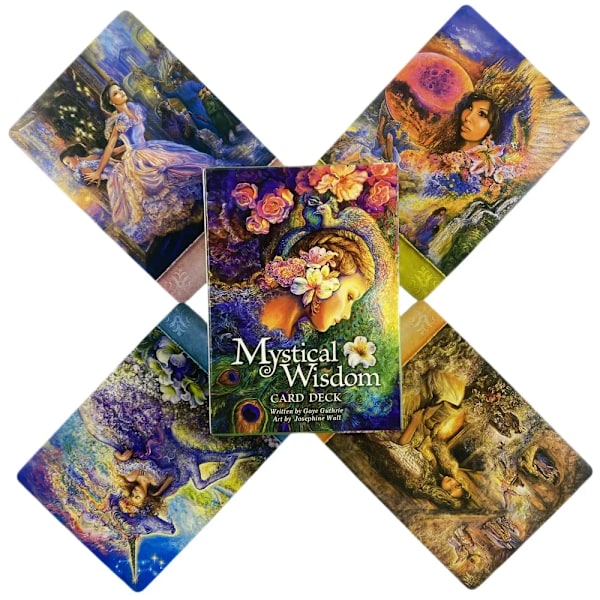 Mystical Wisdom Oracle -kortit Englanninkielinen Visions Ennustusversio Korttipakka Lauta Seurapelit PDF-opaskirja