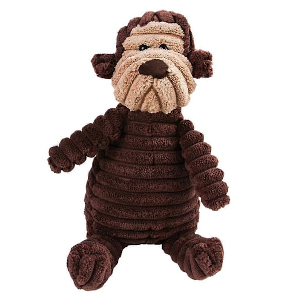 Bløde, holdbare smådyrs plyslegetøj til kæledyr, legetøjsabe Monkey