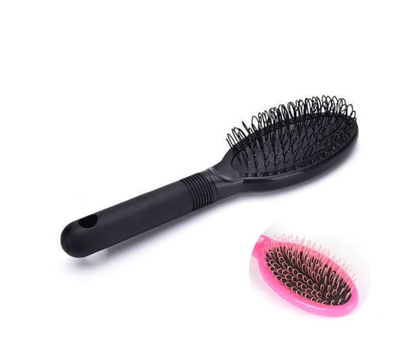 Kvinnors hårförlängning hårborsteögla för Silikon Micro Ring Fusion Bond-Black