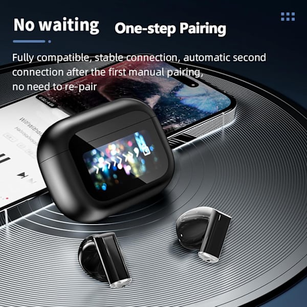 Hvite trådløse Bluetooth-ørepropper for Apple-enheter – Dugt