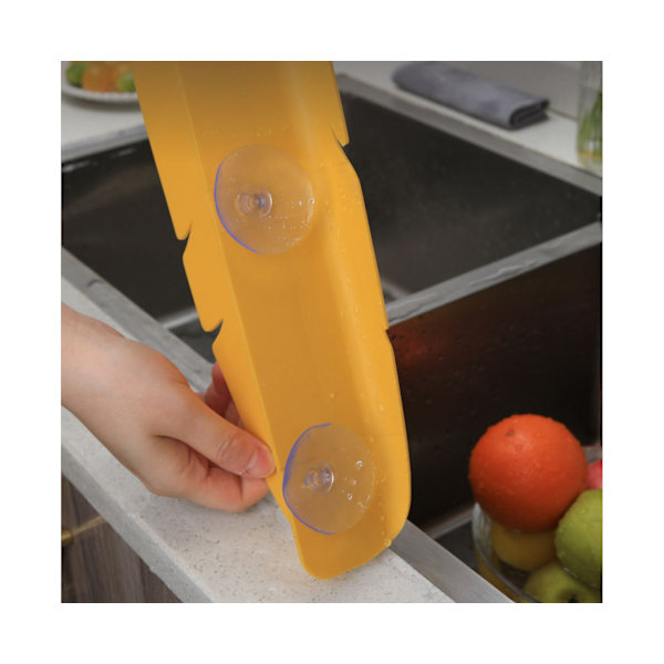 Bra Sink Splash Guard Flexibel Island Sink Water Splash - Gul