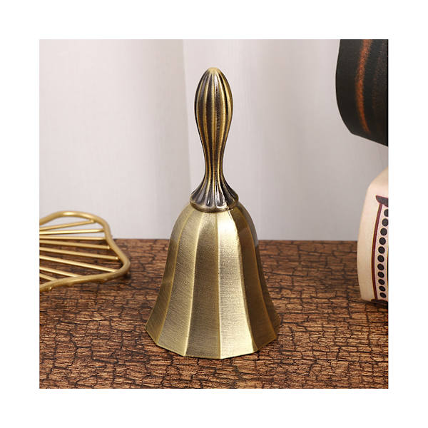 Novel Dinner Handbell Zinklegering Solid Dekorativ Middag - Brons