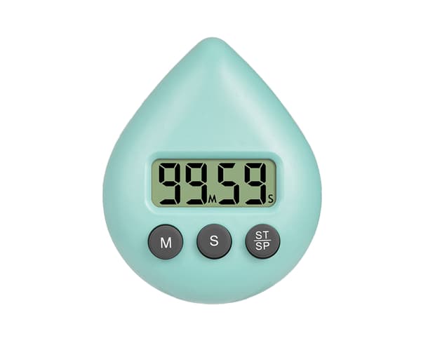 Utmerket Studietimer Langvarig Digital Vann - Cyan