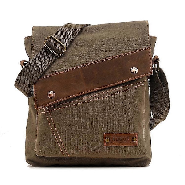AUGUR Axelväska i Canvas Army Green