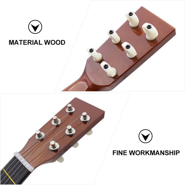 23 tums akustisk gitarr för barn, tränybörjargitarr, flickor pojkar, musikinstrument