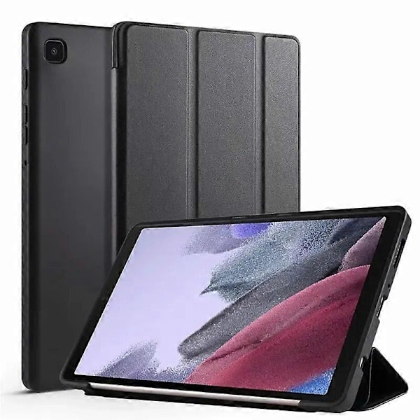 A9 plus Samsung Galaxy Tab A7 Lite 8.7 A9 -kotelolle SM-T220/T225 Kolmiosainen jalustakotelo tab s6 lite Tab A7 10.4 T500 A8 X200 -kotelo Tietokoneen suojakuoret ja -kalvot black Tab A7 Lite 8.7 inch