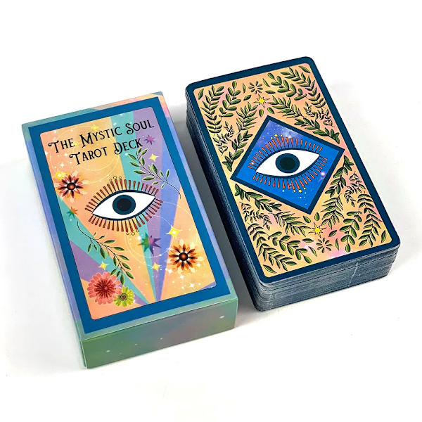Tarotkortlek Mystic Soul Cards Engelsk Version Spådom Meditation Brädspel, Klassisk Design För Nybörjare & Proffs