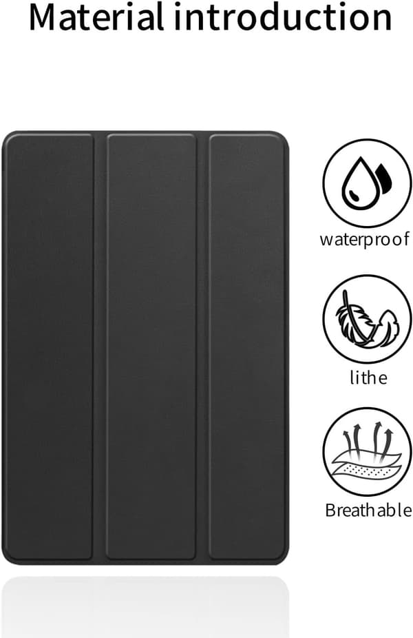 Etui til Xiaomi Redmi Pad 2 11\", Tri-Fold Cover med Auto Sleep/Wake, PU, Sort