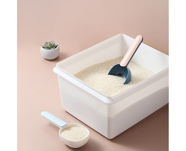 Multifunktion Enkel Rice Porslin Köksutrustning - Blå-Vit