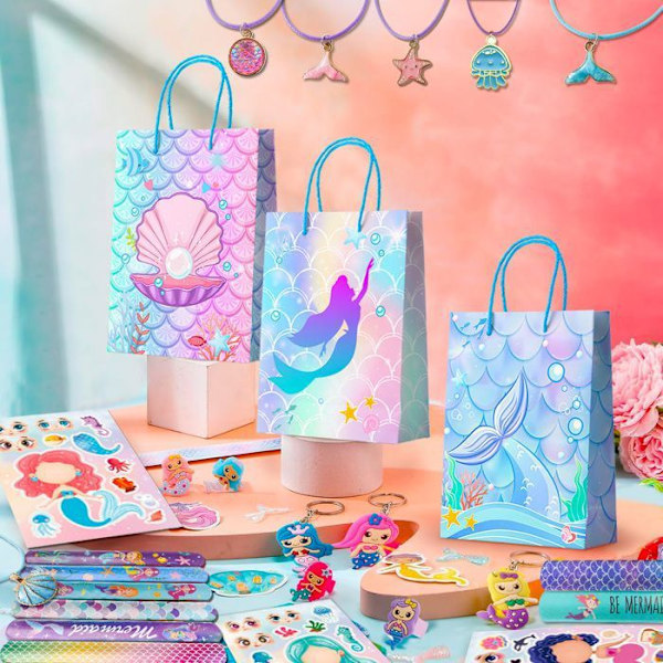 Siren Deko för Födelsedagsfest Present Födelsedagssiren, Piñata Legetoy Assortiment Tillbehör Gadgets Presentset Ariel Färgglada leksaker