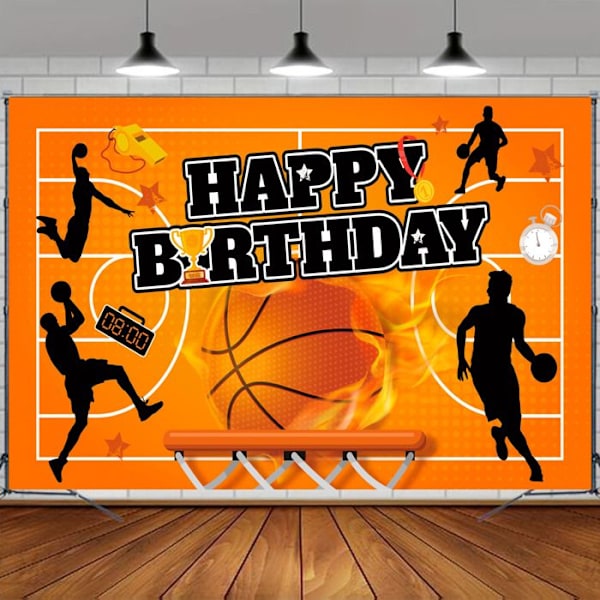 Festdekoration - Flerfärgad - Basketbannern - Tyg - 1 Styck - Blanda barn Flerfärgad