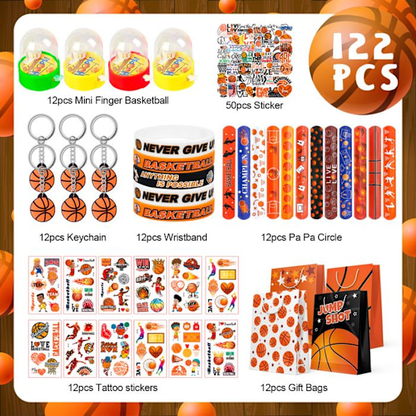 Pinata fyldeskål-basketball, Fødselsdagsgave til børn, Pinata basketball legetøj, Assortiment af tilbehør gadgets sæt, Nøglering Flerfärgad