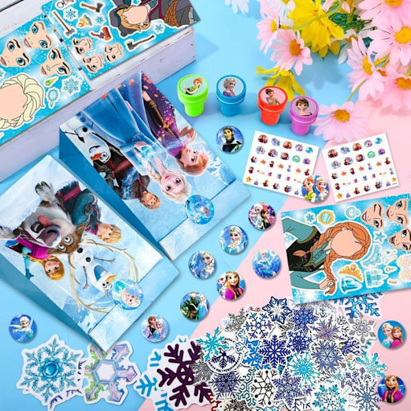Festudsmyk - Frost - Elsa - Gavepose - Piñata legetøj - Multifarvet Flerfärgad