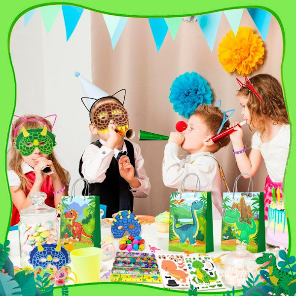 Pinata - Odefinierad - Dinosaurus - Färgglada leksaker - Barn födelsedagspresent - Blandet Färgglada leksaker