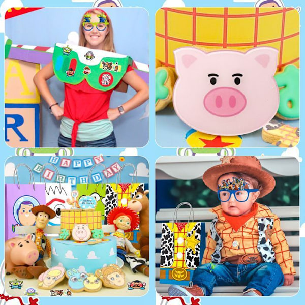 Juhlahälytys - Toy Story - Juhlasetti - Laukut, avaimenperät, tarrat - Monivärinen - Lapset Färgade dekorationer
