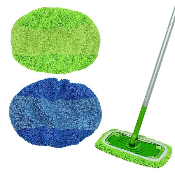 4 STK til fejemaskine mikrofiber genanvendelig moppepude gulvrengøring moppetilbehør