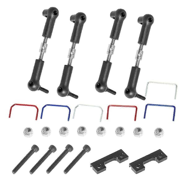RC Bil For- og Bageste Krængningsstabilisator Kit til 1/16, Slash RC Bil Opgraderingsdele