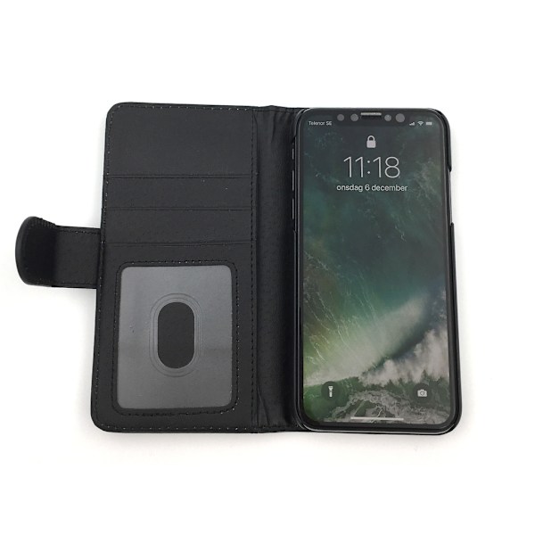 Plånboksfodral 4 fack iPhone X/XS - fler färger Grön