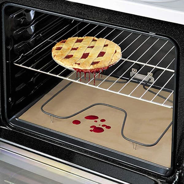 Högtemperaturbeständig ugnsäker bakplåtsmatta för hemmabruk (3-pack, 40 x 30 cm)