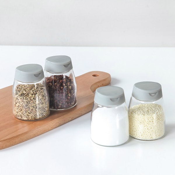 Kryddburkar i glas, 4-pack, köksredskap