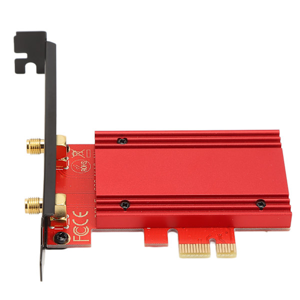 Trådlöst Nätverkskort Trippelband 6GHz 5.8GHz 2.4GHz WIFI6E BT5.2 PCIE X1 WiFi Nätverksadapterkort för Stationär Dator