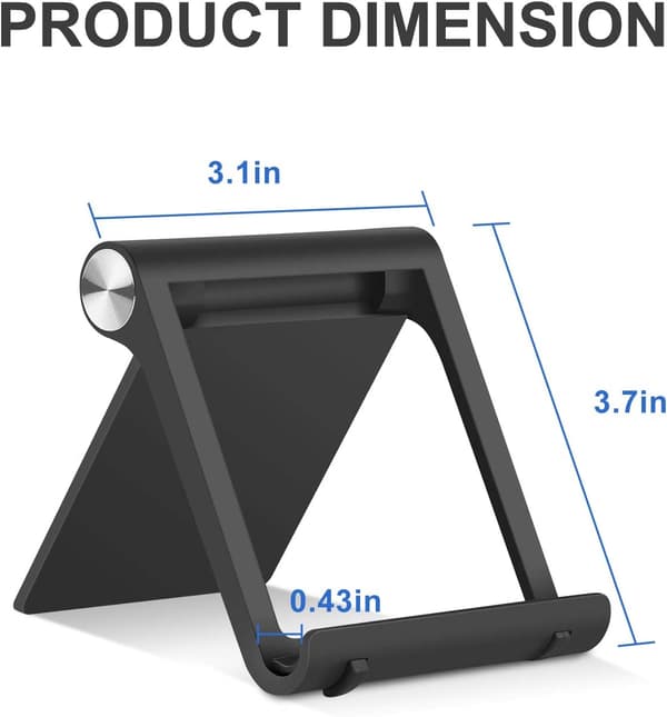 2-delt Tablet Holder, Multi-vinkel Bærbar Telefonholder