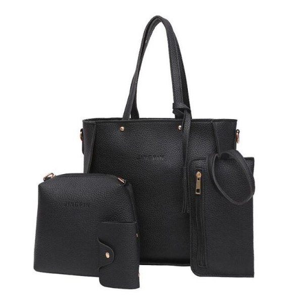 Dam Läder Handväskor Designer Tote Väska Hinkväskor Medium