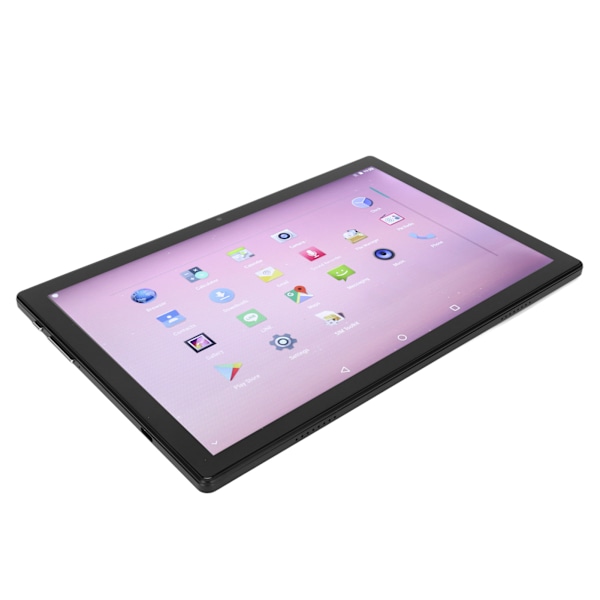 10-tums surfplatta 8-kärnig CPU 6GB 256GB 6000mah batteri för Android 11 2.4G 5G WIFI IPS-skärm Bärbar surfplatta 100–240V Svart EU-kontakt