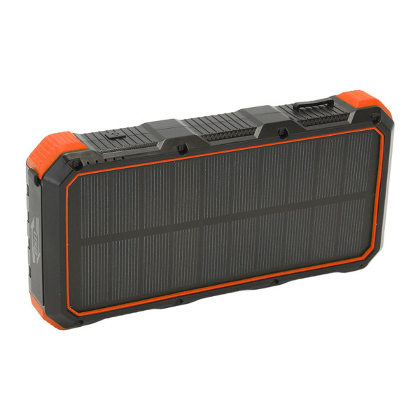 Solar Power Bank 36800mAh Snabbladdning 3 USB Bärbar Solar Laddare med LED-ljus för utomhuscamping 5V 3A
