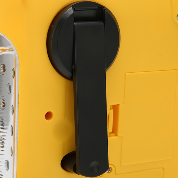 Handvev solradio AM FM SW nödradio med LED ficklampa läslampa MP3-spelare för utomhuscamping