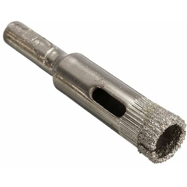 Sett med 10 diamantbor 6-30 mm for glassfliser og marmor