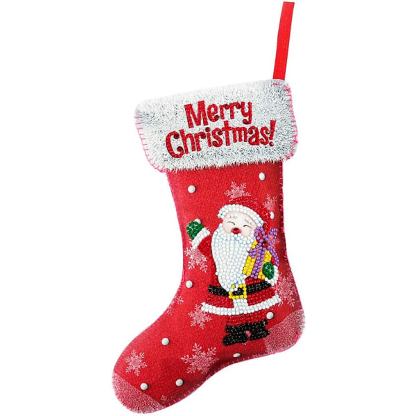 Christmas Stockings 5D DIY Diamond Painting Non-Woven Fabric
