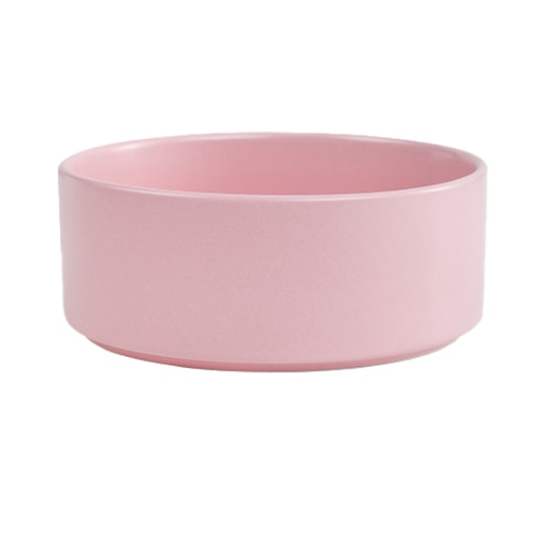Keramisk husdjursskål för katter och små hundar, halkfri keramik pink