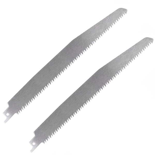 2-pack rostfria tigersågsblad för köttben matskärning nötkött kalkon trä beskärning Sawzall-blad