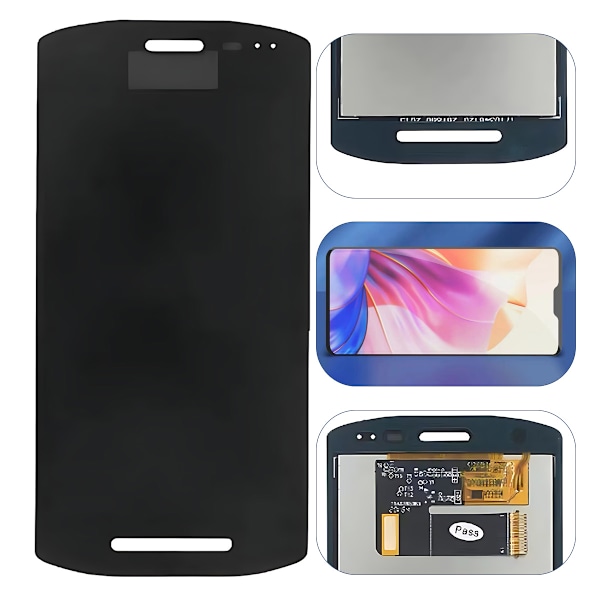 LCD med kamerautskärning & Touch Screen för Zebra TC21, TC210K, TC26 - Premium Display Ersättning för PDA Telefon Handhållen Android Streckkodsläsare