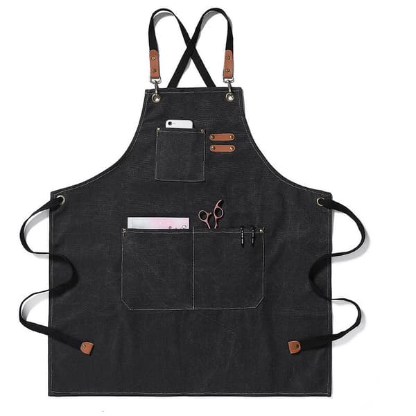 Unisex Förkläde Cowboy Kaffeshop Barber Restaurang Kläder Arbeta Jag